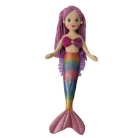 Poupée Sirène en Peluche Douce et Magnifique de 45 cm, Jouet Personnalisé pour Petites Filles, Très Demandée