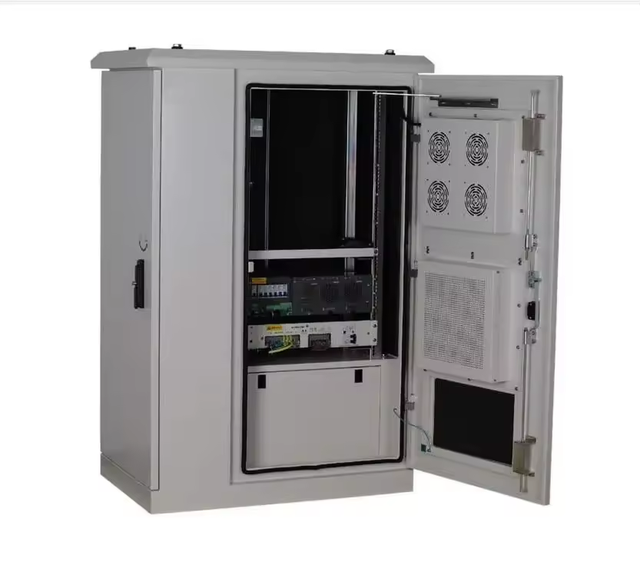 Manufacturer_600*600*1000 18U Rainproof Data Center Server Rack with Constant Temperature Air Conditioner Cooling System, IP55