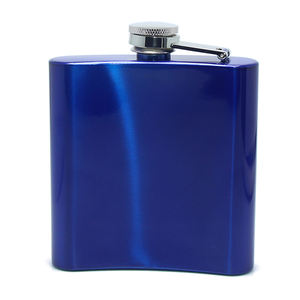 6oz merah biru hijau besi tahan karat saku panggul Flask wiski anggur alkohol Wanita Pria kreatif peralatan minum perjalanan hadiah minuman keras labu - Product Image 3