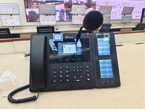 <span class=keywords><strong>Téléphone</strong></span> VoIP de bureau KNTECH d'origine pour les entreprises, noir, Knpl 700M, doté de la technologie IP PBX et d'un <span class=keywords><strong>téléphone</strong></span> à col de cygne - Product Image 2