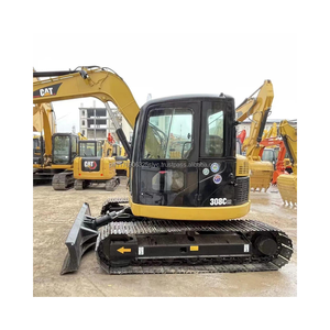 Mini-excavatrice d'occasion Caterpillar 308cccr 8 tonnes, modèle japonais d'origine, 2023, prix bas, moteur 80 kW, capacité de la benne de 0,37 m³ - Product Image 6