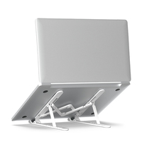Support portable pliable pour ordinateur portable, réglable en hauteur, en ABS, support ergonomique pour Macbook, tablette, travail à domicile, étude