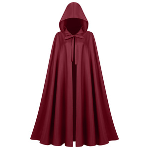 Disfraz de Halloween Medieval para Hombre y Mujer, Capa con Capucha de Estilo Gótico Vintage, Capa de <span class=keywords><strong>Vampiro</strong></span>, Diablo, Mago, Túnica Vikinga, Disfraz de Cosplay para Fiesta - Product Image 3