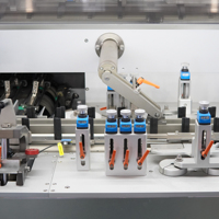 Machine d'emballage de type oreiller à double servo haute vitesse, idéale pour l'emballage de biscuits, de cookies et autres produits de boulangerie