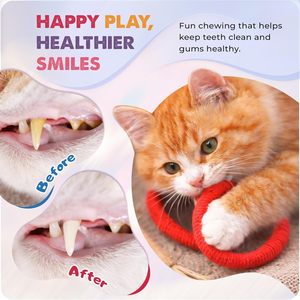 <b>Toys</b> <b>for</b> <b>Pet</b> <b>Interactive</b> Movement <b>Toys</b> Cat Bite Rope Chewing Stick Self-Entertainment Relieves Boredom Teases Cat Cotton Rope - Product Image 5