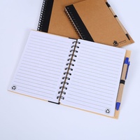 Carnets de notes en papier kraft A5 personnalisables et recyclés produits promotionnels pour les entreprises