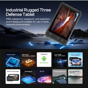 Máy tính bảng cảm ứng công nghiệp 10.1inch với bộ nhớ 8GB Độ phân giải 1920x1200 và bộ xử lý MTK mạng 4G Thiết kế chắc chắn mới - Product Image 6