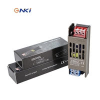 Alimentation à découpage ultra-mince en aluminium 110V/220V CA vers 12V/24V CC, sortie unique 5A 60W, certifiée CE FCC RoHS, vente en gros
