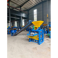 Machine à fabriquer des blocs creux QTJ4-35, machine à blocs pour les petites entreprises