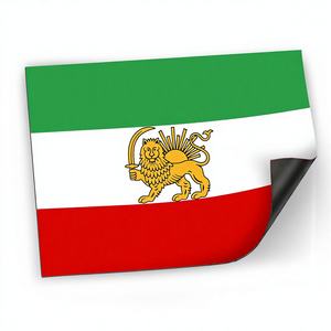 Imán Personalizado para Parachoques con Diseño de León y Sol de Irán, Resistente a la Intemperie, para Autos, Camiones, SUV, Accesorio para Refrigerador - Product Image 1