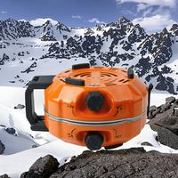 Réchaud de camping portable pour pique-nique en plein air, grand foyer, adapté aux aventures en plein air, aux voyages en famille et aux pique-niques en plein air.