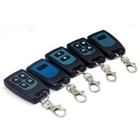 Control Remoto Universal Inalámbrico de Cuatro Canales, 12V, Aprendizaje de Código, 433, 92MHz, 315MHz, RF, Transmisor y Receptor para Puerta de Garaje