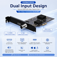 Tarjeta de Captura de Video Interna PCIe HDMI SDI 1080P*60Hz 4K*30Hz YUY2 para Windows, Mac, Linux, PC Industrial