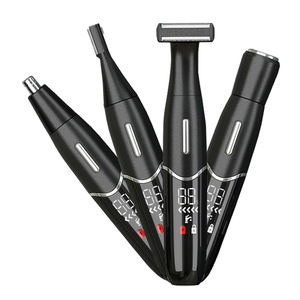Cortadora de pelo eléctrica recargable 4 en 1 para hombres, recortadora de pelo sin dolor, <span class=keywords><strong>patillas</strong></span>, cejas, Barba, cortadora de pelo, afeitadora - Product Image 6