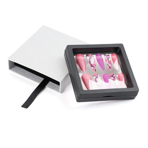 Miễn phí tùy chỉnh giá rẻ Trong suốt PE phim trang sức hiển thị hộp lưu trữ ngăn kéo đồ trang sức gói giấy các tông nổi hộp đồ trang sức - Product Image 5