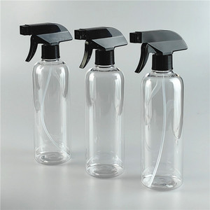 Bouteilles de parfum manuelles en plastique PET réutilisables et vides de 500 ml, pulvérisateur à gâchette rechargeable pour detailing automobile, logo personnalisé sérigraphié - Product Image 1
