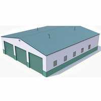 Bâtiment préfabriqué en acier : entrepôt, bureau, atelier, appartement, centre commercial – conception moderne, installation rapide