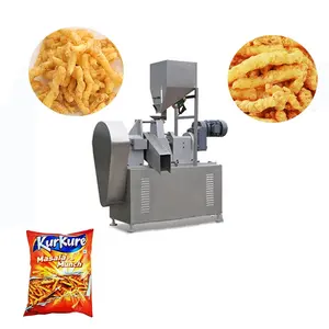 Baked fried type cheetos kurkure snacks extruder production processing line