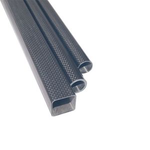 SHENYU 3K Carbon <b>Felt</b> Square & Round Tube Set 5mm <b>Thickness</b> Lightweight High Strength 200C for Drone & Industrial Frames - Product Image 1