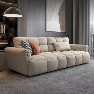 Ensemble de canapé en cuir italien de luxe moderne <span class=keywords><strong>Vogue</strong></span> pour meubles d'angle de salon pour application d'hôtel ou de villa - Product Image 4