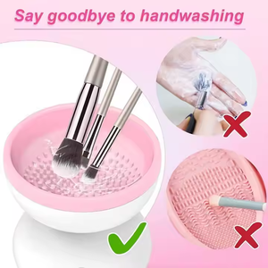 Hot Sale Portable Automatic Usb Cosmetic Brush <b>Cleaner</b> Tools Custom Logo Machine Electric Makeup Brush <b>Cleaner</b> - Product Image 6