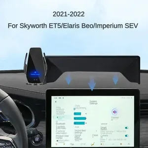 Support de téléphone pour écran de voiture, chargeur sans fil, taille 12.8 pouces, pour Skyworth HT-i EV6 Elaris Beo <span class=keywords><strong>Imperium</strong></span> SEV, 2021 2022 - Product Image 1