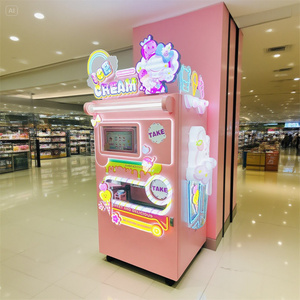 เครื่องจำหน่ายไอศกรีมอัตโนมัติสำหรับเชิงพาณิชย์ส่วนผสมนมผลไม้3รสชาติน้ำอ่อนอัตโนมัติ - Product Image 1