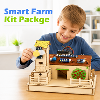 Kit de Granja Inteligente de Madera Zetok DIY, Juguete Educativo STEM, Sensores, Ciencia, Ingeniería, Set de Aprendizaje de 16 Lecciones para Programación