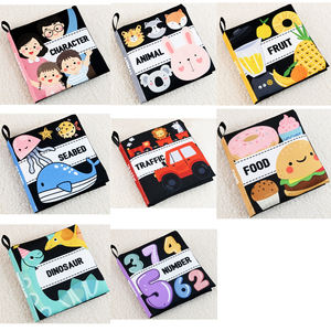 <span class=keywords><strong>Libro</strong></span> De Tela De animales De dibujos animados populares, número De alfabeto, aprendizaje De alimentos, libros De tela temprana, juguetes educativos para niños, <span class=keywords><strong>Libro</strong></span> De Tela - Product Image 2