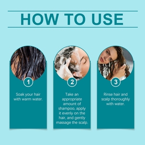 Shampoo antipelliculaire à la rosmarine, acide salicylique, huile d'arbre à thé, nourrissant, hydratant, brillant, lisse, nettoyant le cuir chevelu, soin des cheveux, 500 ml - Product Image 6