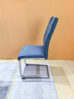 Ensemble de 2 chaises d'appoint avec accoudoir pivotant moderne au design de base en métal pour la maison, le bureau, la cuisine, la salle de sport et la salle de bain pour le parc.