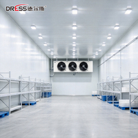 Chambre froide modulaire Walk Coolers, petit congélateur rapide commercial pour viande et crème glacée, unité frigorifique Copeland automatique, prix compétitif