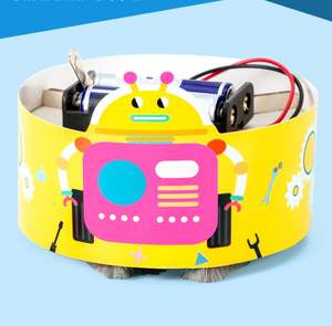 Kit de robot DIY, robot de balayage pour enfants, jouets éducatifs STEM, robot éducatif, jouets scientifiques et d'ingénierie - Product Image 3