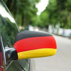 สินค้าใหม่ปี 2023 ผ้าคลุมกระจกมองหลังรถยนต์แบบกำหนดเอง พิมพ์ลายดิจิตอลแบบซับลิเมชั่น ออกแบบโลโก้ตามสั่ง สำหรับแคมเปญประชาสัมพันธ์ - Product Image 3