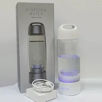 Bouteille d'eau hydrogénée tendance et simple de 380 ml, gobelet à eau hydrogénée portable, gobelet à eau hydrogénée avec technologie SPE PEM