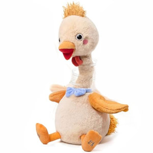 Juguete <span class=keywords><strong>de</strong></span> Peluche Electrónico <span class=keywords><strong>de</strong></span> <span class=keywords><strong>Pollo</strong></span> que Imita la Movimiento <span class=keywords><strong>de</strong></span> la Cabeza y las <span class=keywords><strong>Alas</strong></span>, Juguete <span class=keywords><strong>de</strong></span> <span class=keywords><strong>Pollo</strong></span> Bailarín y Hablador, Juguetes Interactivos para Niños Pequeños - Product Image 1