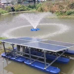 Solar Powered Fountain Aerator For Fishponds And Waterways With Energy Saving Pump Feature - Product Image 2