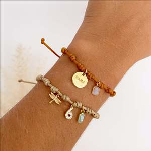 New Fashion 18k Gold Plated Dainty Heart Charm Adjustable Handmade Braided <b>Rope</b> <b>Bracelet</b> for Women Jewelry - Product Image 2