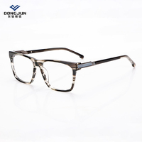 Nuevo 2025 Premium Black Design Business Men's Optical Eyeglasses Monturas Acetato