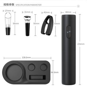 ที่เปิดขวดไวน์ไฟฟ้าแบบใหม่ ใช้แบตเตอรี่ เปิดอัตโนมัติ ที่เปิดขวดไวน์แดง ของขวัญ - Product Image 4