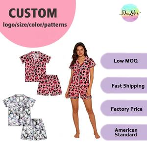 Camicie da Notte Personalizzate in Taglie Forti, Tinta Unita, Accappatoio per Adulti, Pigiama in Bambù con Volant per <span class=keywords><strong>Donna</strong></span> - Product Image 3