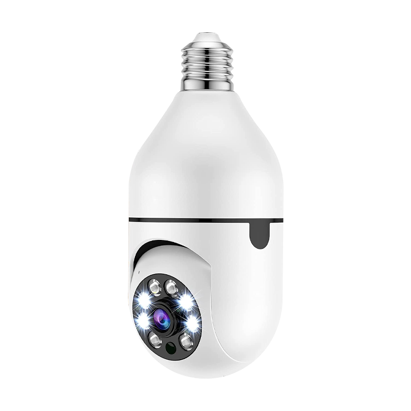 <strong>2026</strong> Gisntec A6 Mini WiFi <strong>Camera</strong> Home Baby Use <strong>Indoor</strong> Motion Detection <strong>Security</strong> Light Bulb CCTV CMOS <strong>1080P</strong> 360 Wide SD Card