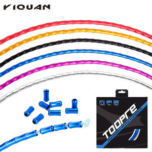 Jeu de câbles de frein pour <span class=keywords><strong>vtt</strong></span> et vélo de route, kit de dérailleur, boîtier de changement, liens en alliage d'aluminium, ligne - Product Image 1
