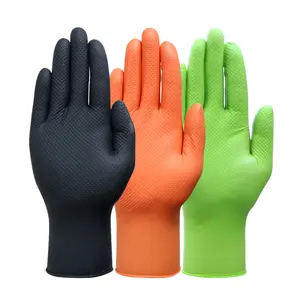 powder free nitrile black green orange nitrile gloves powder free disposable latex free