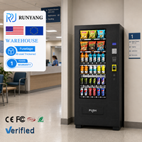 Máquinas Expendedoras Combinadas Personalizadas RUNYANG con Verificación de Edad, Máquina Expendedora Inteligente de Bebidas y Aperitivos