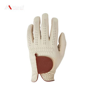 Gants de golf avec logo personnalisé pour hommes, nouveau matériau en cuir de mouton doux et respirant pour le sport, style confortable - Product Image 2