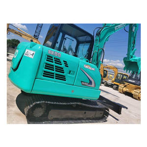 Excavatrice sur chenilles d'occasion Kobelco Sk60-8, d'occasion, travaux de terrassement, moteur japonais SK 60 60-8 à vendre - Product Image 4