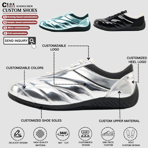 <span class=keywords><strong>Scarpe</strong></span> da Corsa Personalizzate Leggere ed Eleganti <span class=keywords><strong>Scarpe</strong></span> da Guida Argento con Suola Sottile Sneakers Traspiranti <span class=keywords><strong>Scarpe</strong></span> da Allenamento Moda <span class=keywords><strong>Uomo</strong></span> - Product Image 2