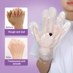 Custom Logo Lightening Anti-Aging Lavender Paraffin Wax Hand Mask <strong>Gloves</strong> <strong>Moisturizing</strong> All Skin Types - Product Image 5