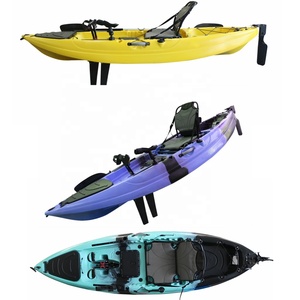 Hotwind 1 personne <span class=keywords><strong>Kayak</strong></span> gonflable <span class=keywords><strong>pas</strong></span> <span class=keywords><strong>cher</strong></span> prix célibataire palmes de pêche pédale LLDPE PE Ningbo Sports nautiques soutien 10 pieds pédale - Product Image 4